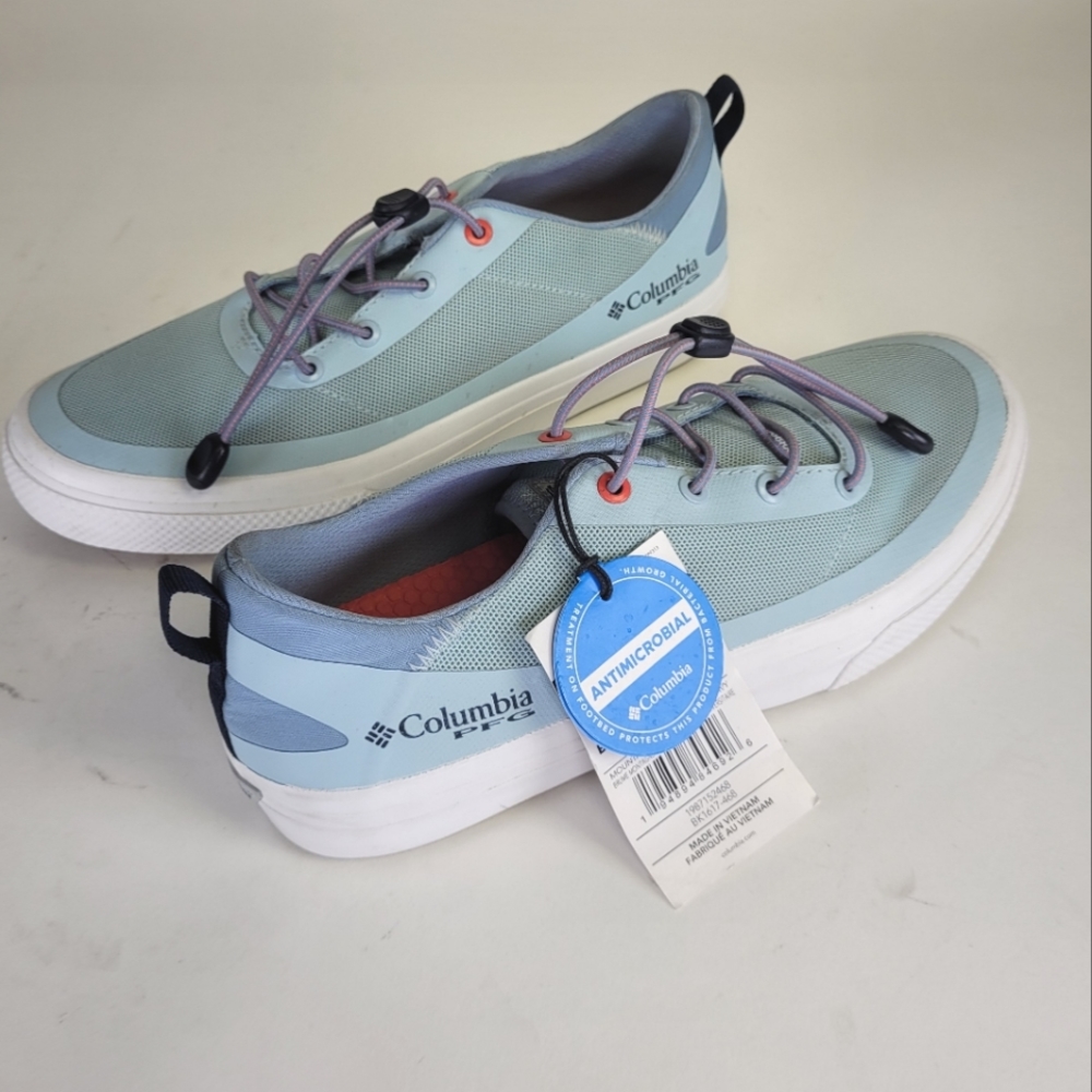 Columbia Women's Size 9W Bonehead PFG Boat Shoe - Collegiate Navy - Wide Shoes